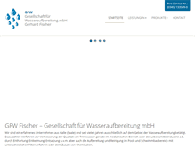 Tablet Screenshot of gfw-fischer.de